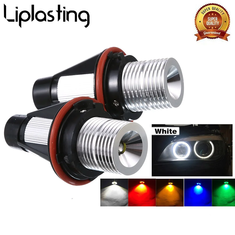 2 шт. светодиодные галогенные фары ангельские глазки для BMW E39 E53 E60 E61 E63 E64 E65 E66 E83 E87