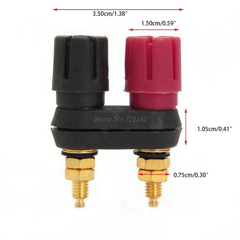 

4mm Dual Banana Female Jack Terminal Binding Panel Post Mount Connector Dropship