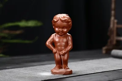 Курильница с обратным потоком, Писающий мальчик, сандаловое дерево, керамика, курильница, чай, церемония, благовония, держатель, украшение дома, ремесла