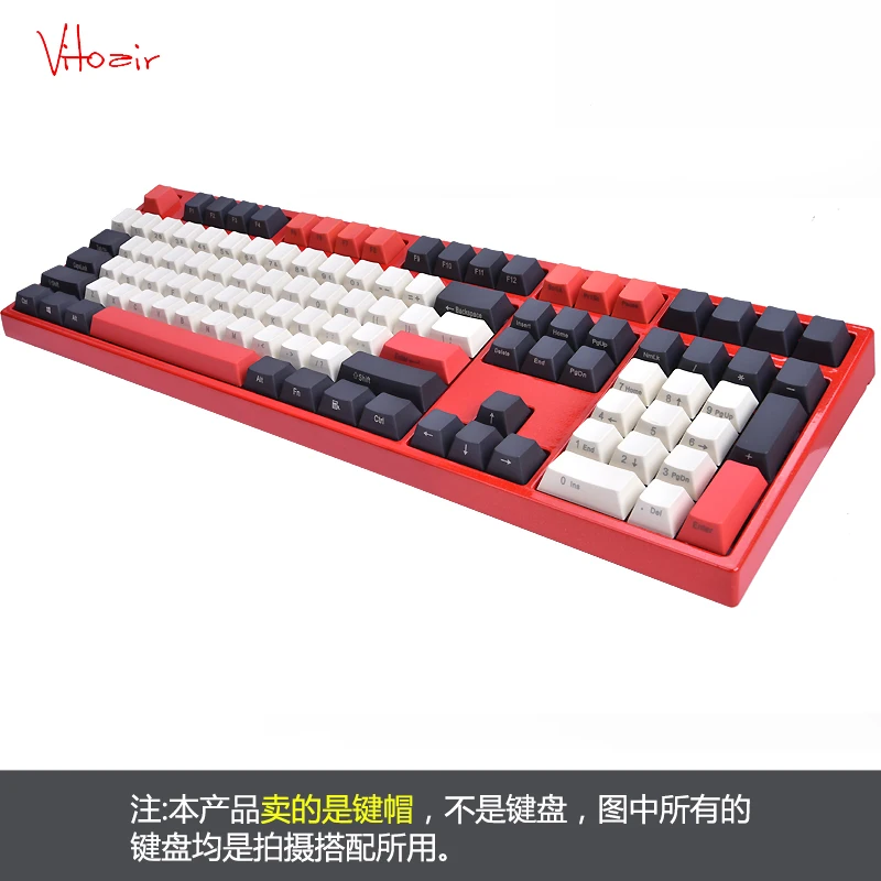 Верхняя/боковая печать клавиш pbt для механической клавиатуры 108 iso полный