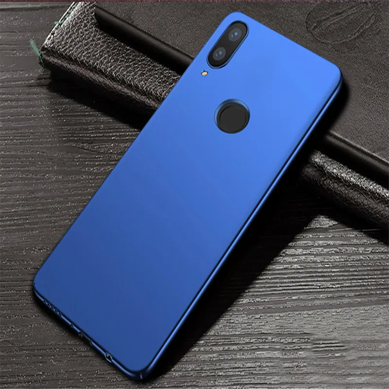 Тонкий жесткий чехол из поликарбоната для Huawei Y9 2019 матовый армированный задняя