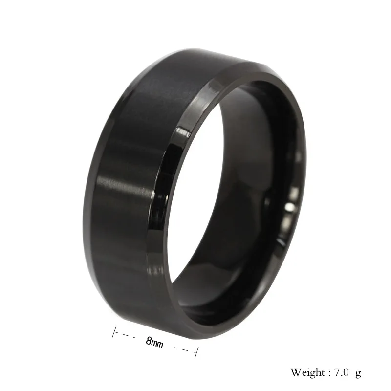 Мужское кольцо из титановой стали серебро розовое золото|ring wedding|wedding bandfashion rings |