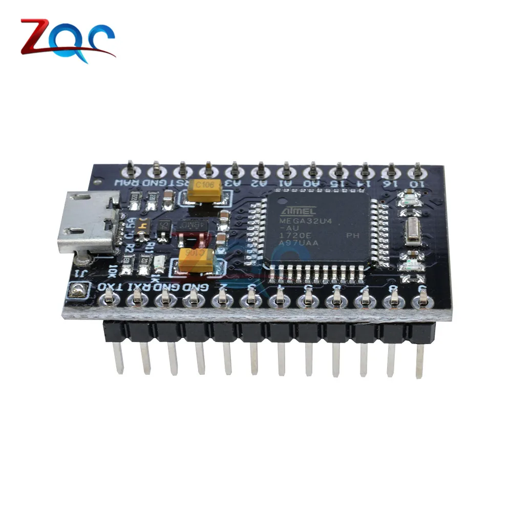 Плата контроллера ATmega32U4 3 В 8 МГц Nano Pro Micro USB для Arduino с Загрузчиком Mega32U4 Mini Leonardo|board