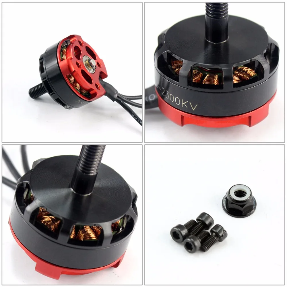 Радиоуправляемый гоночный Дрон RS2205 2300kv двигатель CW CCW для квадрокоптера DIY