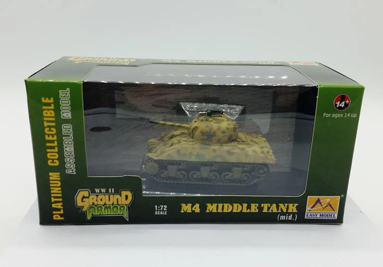 1:72 модель американского танка мировая война M4 Sherman 36253 Коллекционная Trumpeter|m4