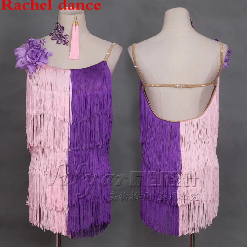 2017 платье для латинских танцев женщин и девочек стиль жгута без рукавов с