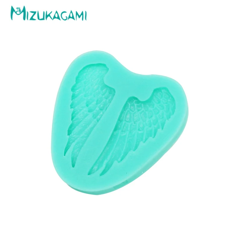 Angel's Wing Molding Fondant Cake Silica Gel Mould Chocolate Tools Kitchen Baking | Дом и сад