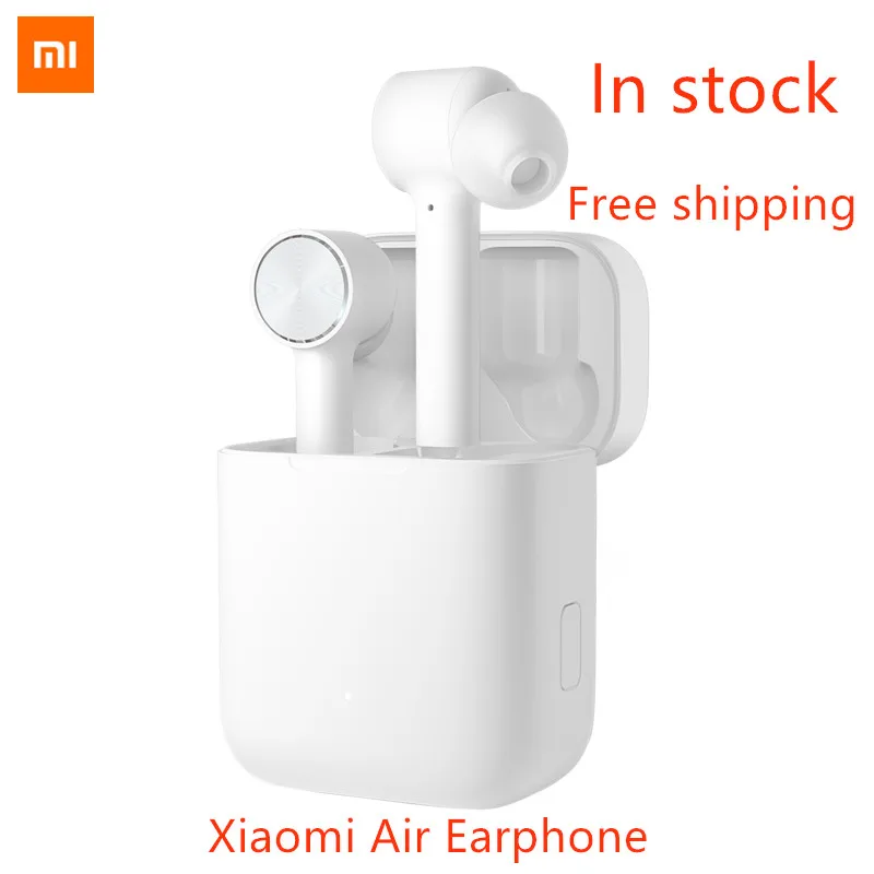 Оригинальные Bluetooth наушники Xiaomi Air TWS MI AAC HD шумоподавление сенсорная Беспроводная