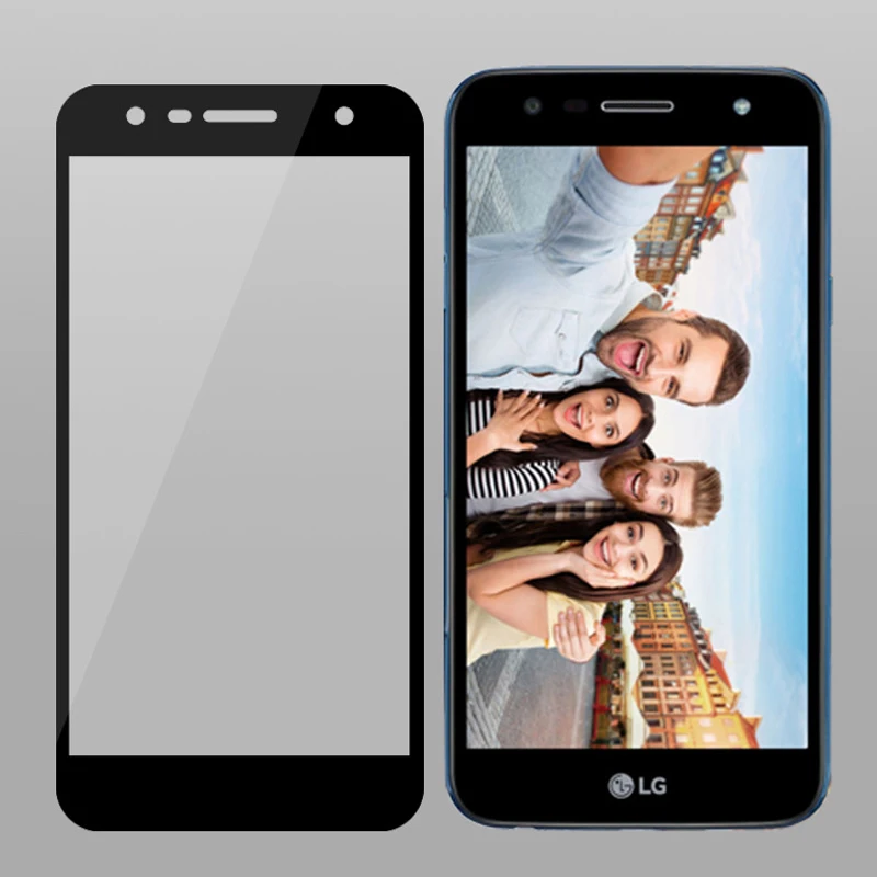 6D полное клеевое закаленное стекло для LG X Power 3 Полное покрытие 9H защитная пленка