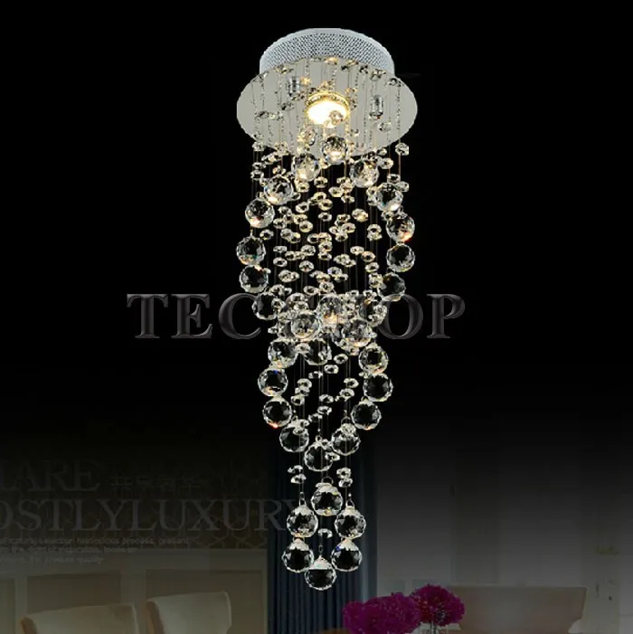 JH Современная оригинальная Светодиодная лампа с украшением в виде кристаллов K9