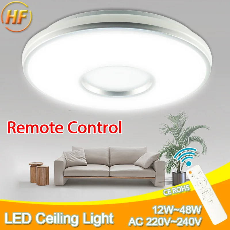 

Green Eye Modern ceiling lights 12W 24W 36W AC 220V 240V led ceiling light lamparas de techo led lamp Living Room Remote Control