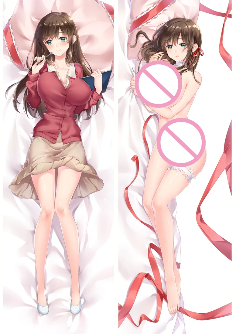 

Japanese Anime Domestic Girlfriend Lover Hina Tachibana Dakimakura body Decorative Pillow case Hugging Body throw Pillow Cover