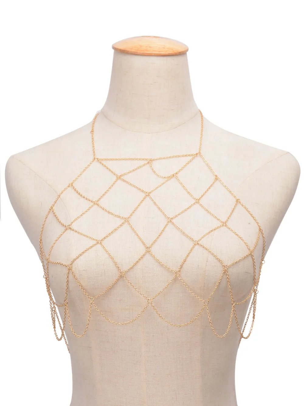 

bikini harness chain bohemain jewelry sexy breast bra chain maxi necklace women vintage accessories bijoux femme