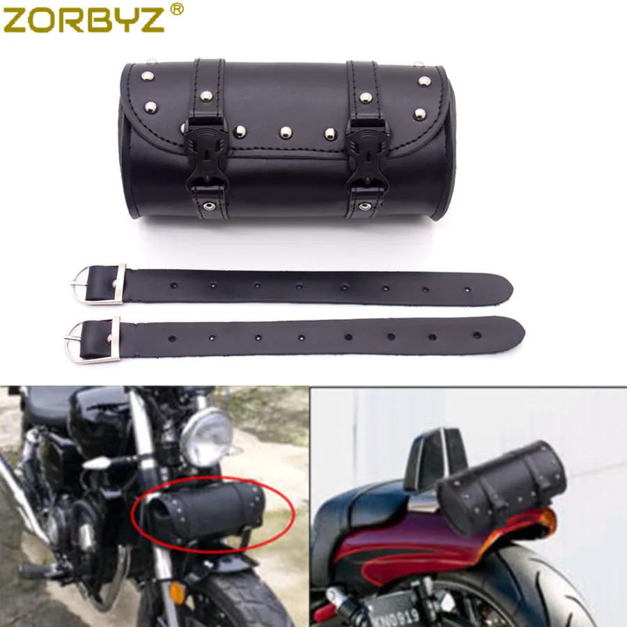 ZORBYZ черная мотоциклетная мини сумка для инструментов руль Сисси Бар сиденья