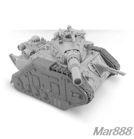 Mars Alpha Pattern Leman Russ боевой танк с Ryza шаблон башни разобранный|Игровые фигурки и