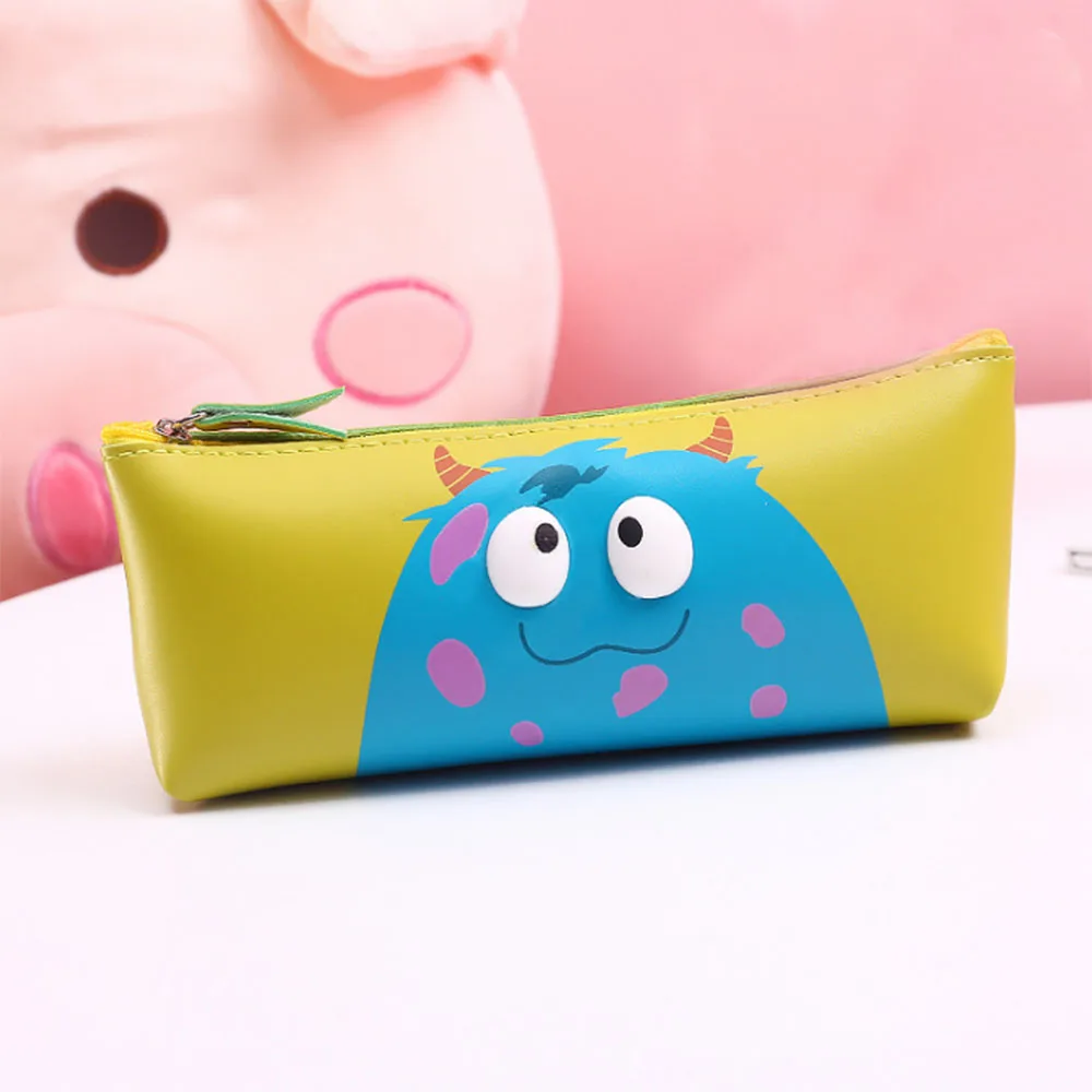 Kawaii Большой Глаз пенал с животными мультфильм панда пенал коробка для детей подарок косметический Канцелярские сумка для школьных принадлежностей