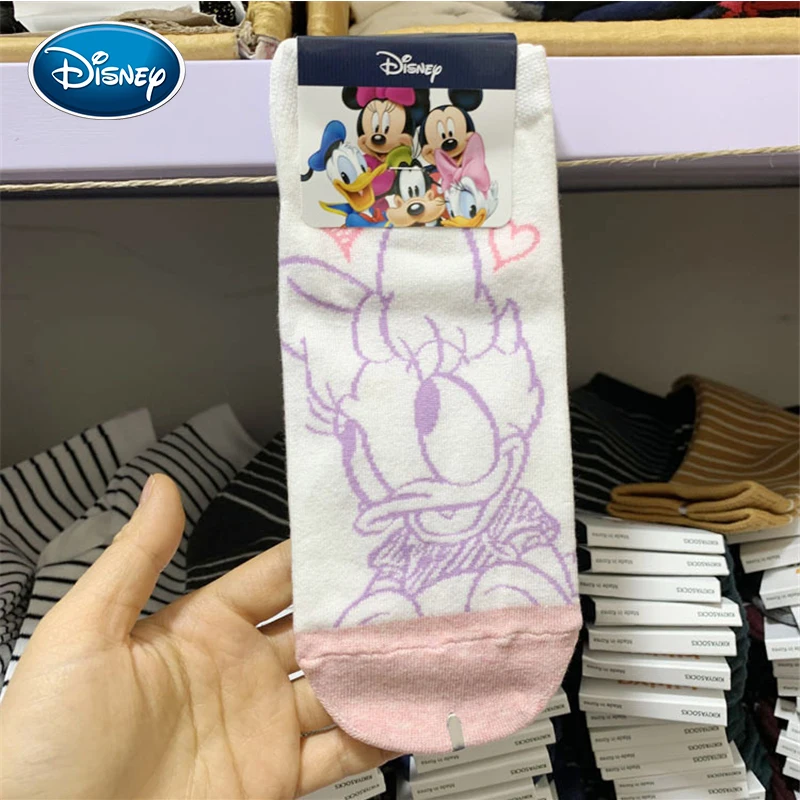 Симпатичные Мультяшные хлопковые носки Disney 2019 новый дизайн лодочки повседневные