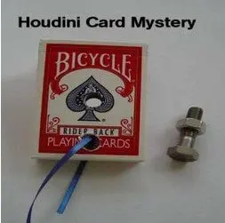 Таинственные магические трюки Houdini Card (Escape) для Магика выбор подписанной карты|magic
