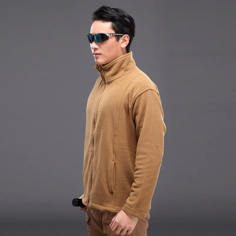 Ganyanr брендовая флисовая куртка Для мужчин Охота открытый Пеший Туризм Windstopper