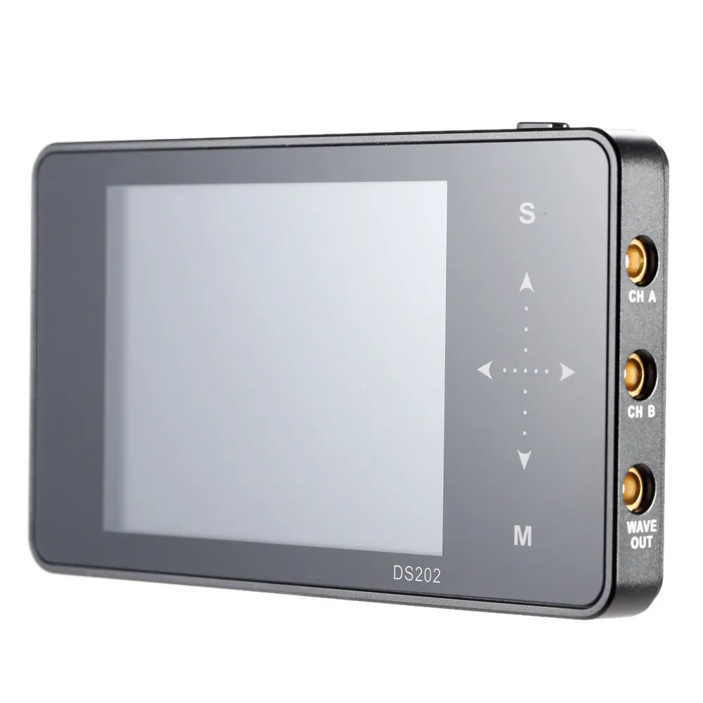 Профессиональный цифровой мини осциллограф 2 канальный USB интерфейс ЖК дисплей