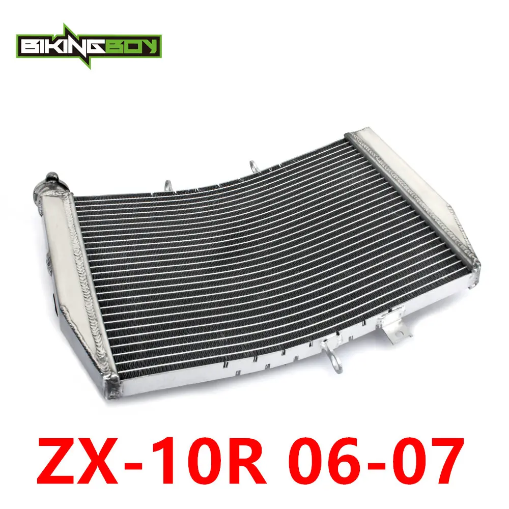 ZX10R 06-07 BIKINGBOY для Kawasaki Ninja ZX10R ZX-10R ZX10-R 04 05 06 07 08 09, 10, 11, 12, 13, 14, 15, 16, 17, радиатор охлаждения двигателя кулер для воды - Цвет: ZX10R 06-07