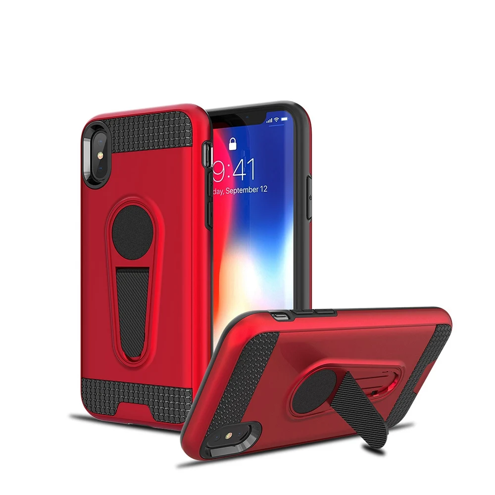 OTAO противоударный панцири чехол для iPhone X 8 7 6 S Plus Чехлы магнитный автомобильный