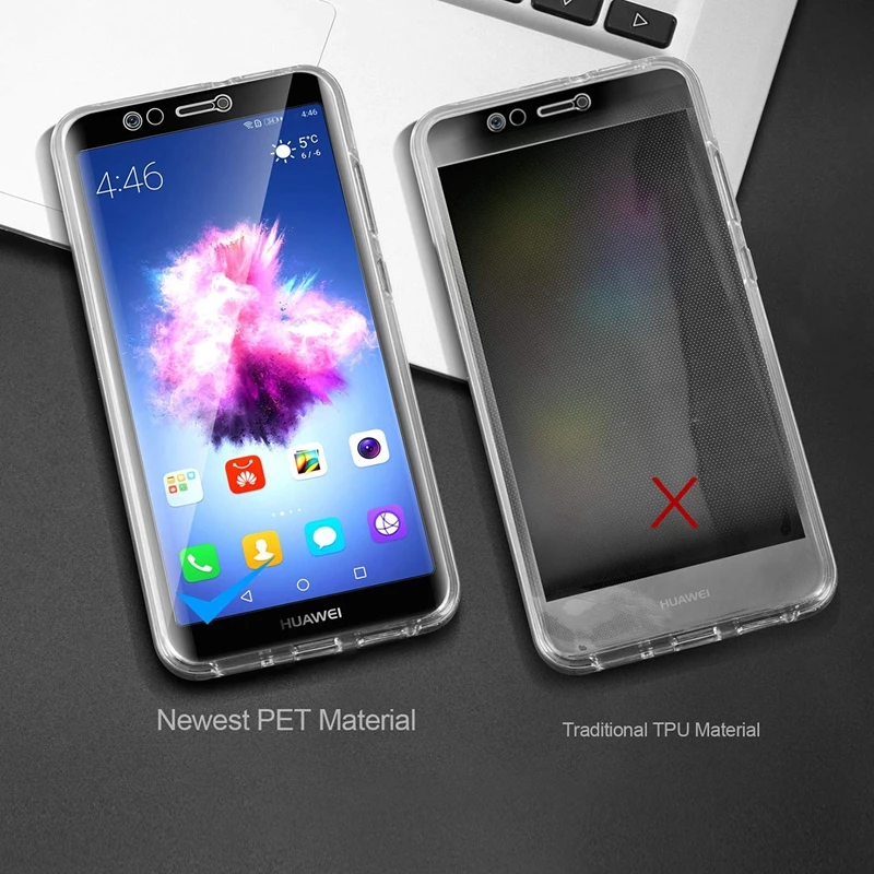 Ударопрочный чехол для телефона на 360 градусов для huawei Y5 Y6 Pro Y7 Prime Y9 P Smart Plus Z mate 10 20 Lite Nova 3 3i 4 Coque