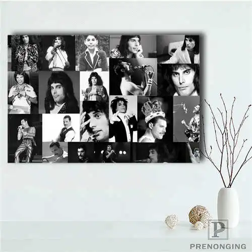 Rectangle Poster Изготовленный На Заказ queen band(2)@ Печатный постер тканевый настенное искусство картины для декора гостиной#18-12-05-2-74 - Цвет: Rectangle Poster