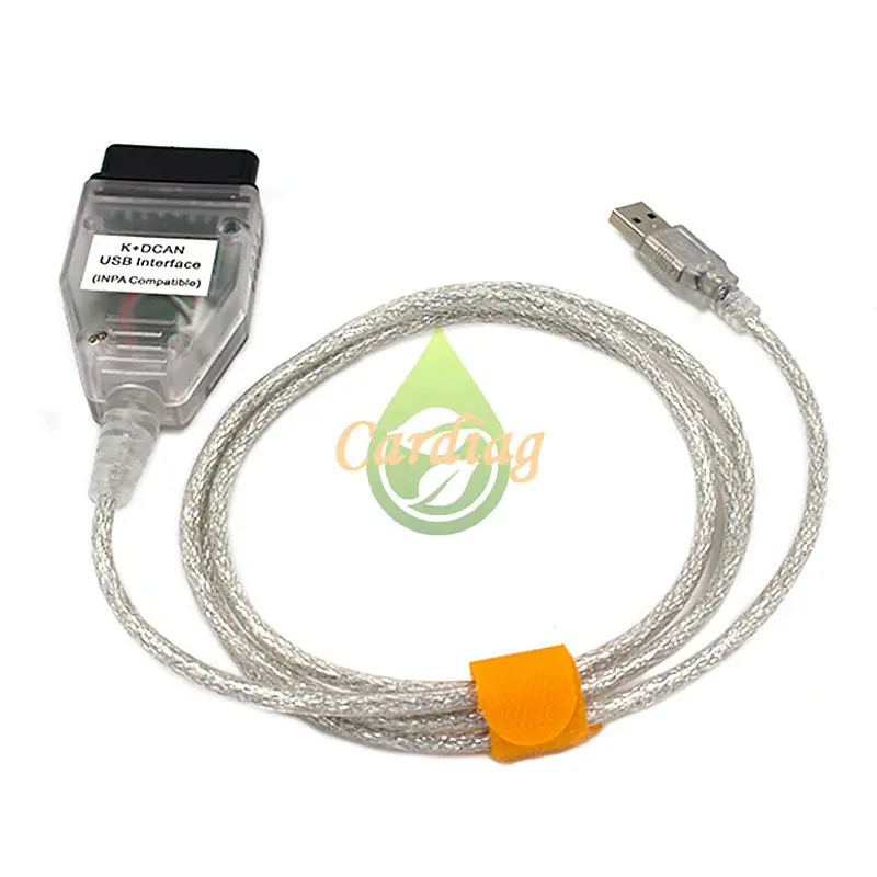 Новое поступление для BMW INPA K + DCAN USB OBD2 кабель ediabas K-Line с FT232RL чип полный