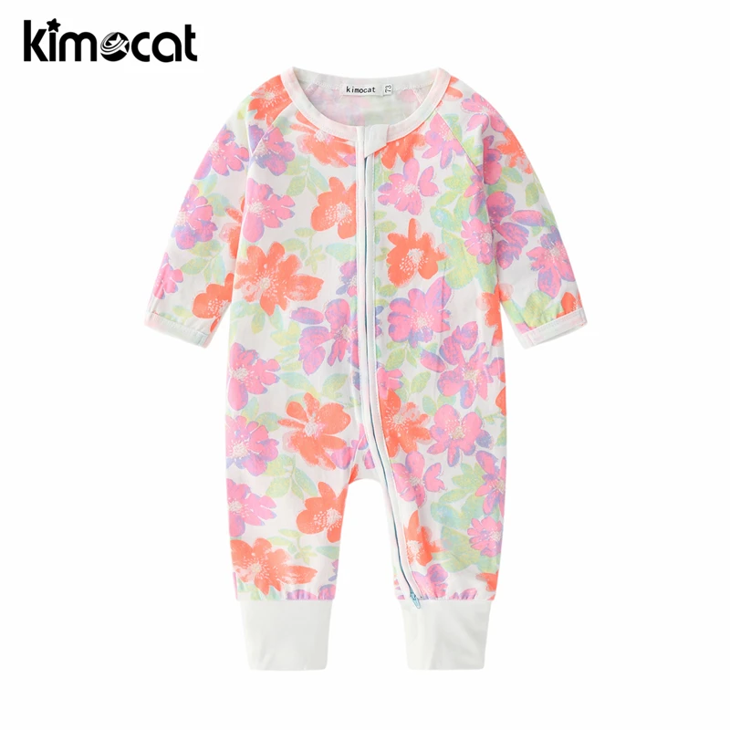 Пустой комбинезон Kimocat для новорожденных демисезонный с длинным рукавом