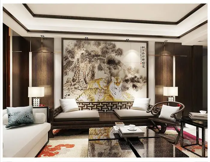 Высококачественные пользовательские 3d фотообои настенные фрески обои китайская