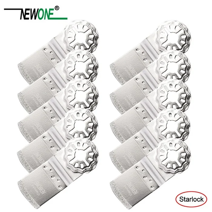 10 pcs NEWONE starlock Алмазная технология пилы для системы Starlock Осциллирующие мульти-инструменты электрический триммер резка древесины - Цвет: 10 pcs