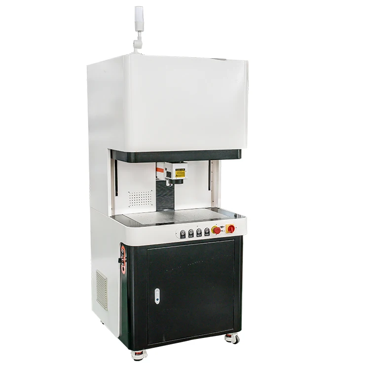 Лазерный принтер закрытый волоконный лазер маркировка для металлической машины