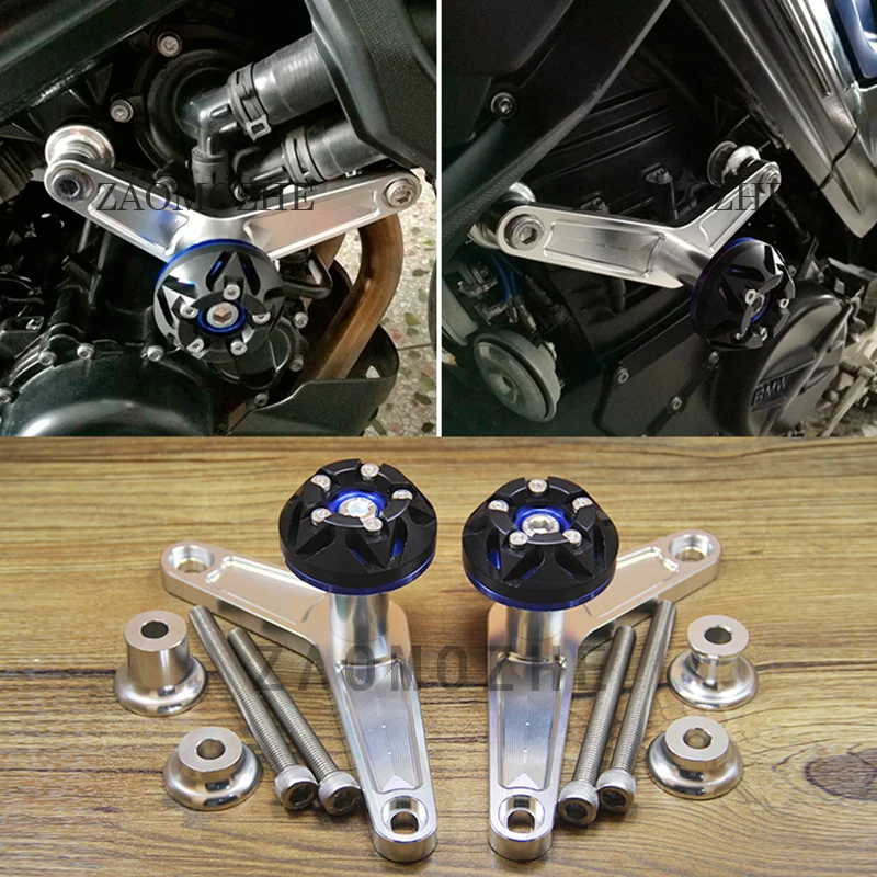 Для BMW F800R 2009 2010 2011 2012 2013 2014 2015 2016 2017 Мотоцикл с ЧПУ Краш Pad Рамка слайдер защита|Накладки и декоративные