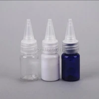 free shipping 10ml needle cap bottlesempty pet shampoo bottle small sample vials cosmetic packing containers 100pcslot