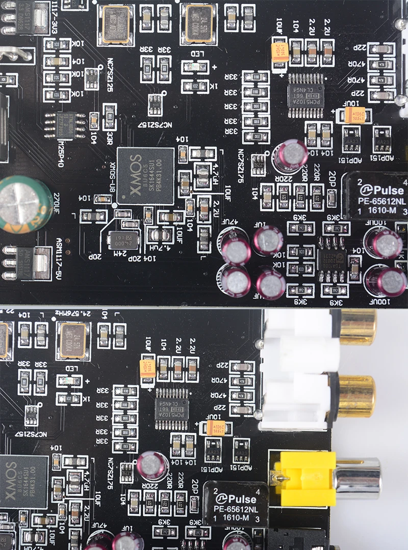 KX6 USB DAC HIFI XMOS U8 PCM5102 TDA1308 звуковая карта плата аудио усилитель плата Поддержка 32 бит 384K с выходом для наушников