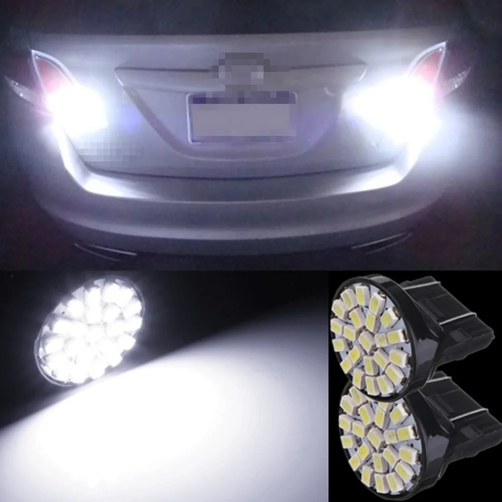 Белый 3157 T25 22 светодиодный 1206SMD задние тормоза поворота автомобиля свет лампы