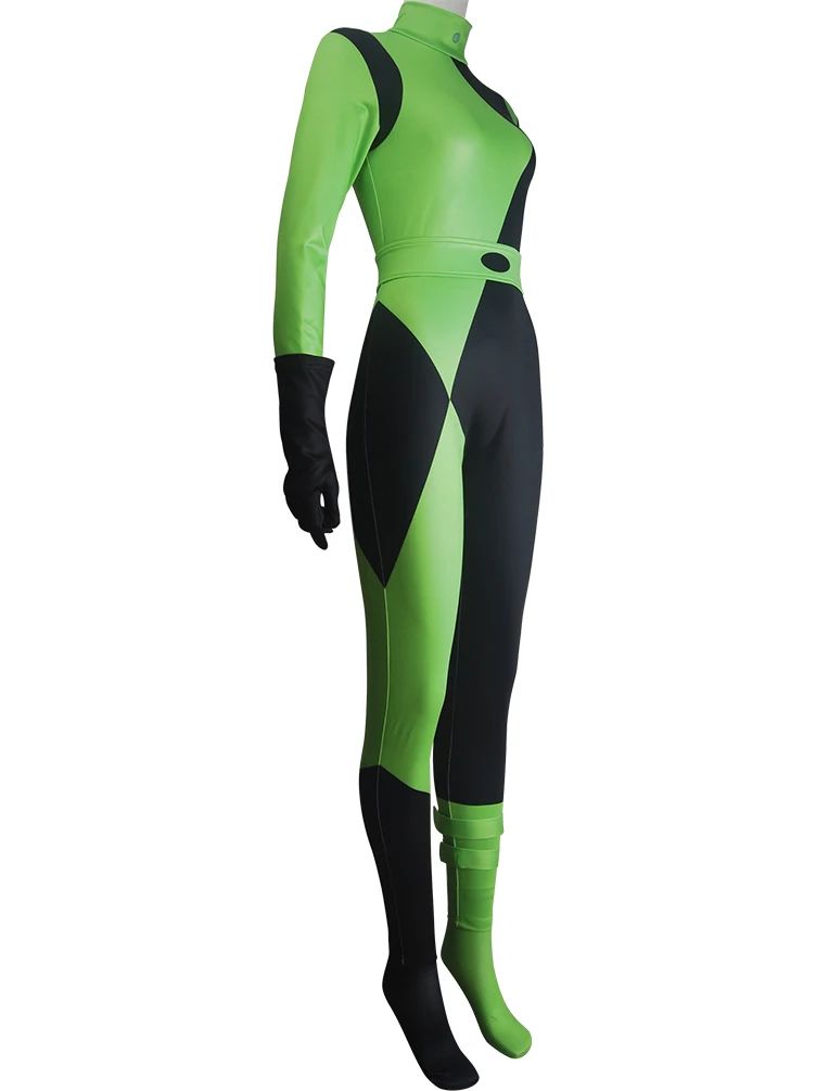 Женский костюм Ким гем супер злодей на Хэллоуин зентай Рождественский подарок