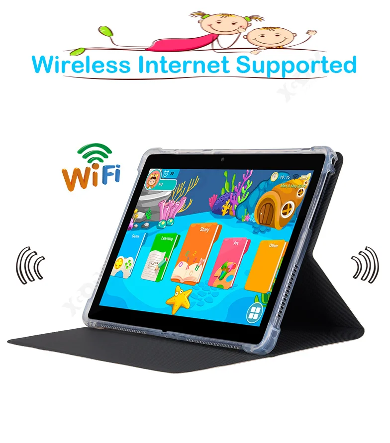 Xgody Детский планшетный ПК 10 1 дюймов 1280x800 Android 7 0 Гб 16 Двойная камера 2МП + 5Мп Bluetooth
