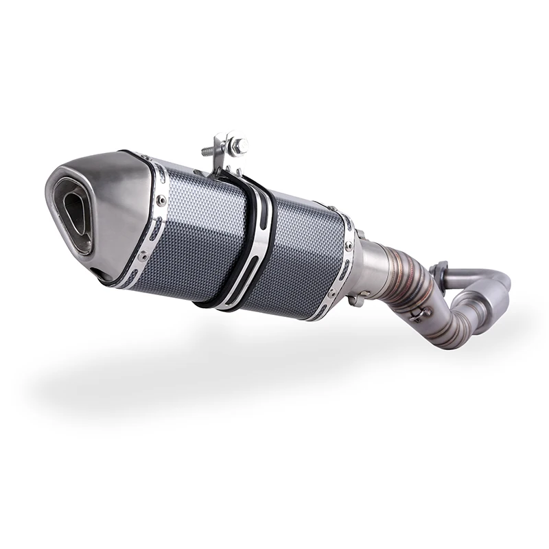 same photo NVX155 мотоцикл Выхлопная полная система Модифицированная Передняя средняя Соединительная труба слипоны глушитель для YAMAHA NVX 155 aerox 155 - Цвет: same photo