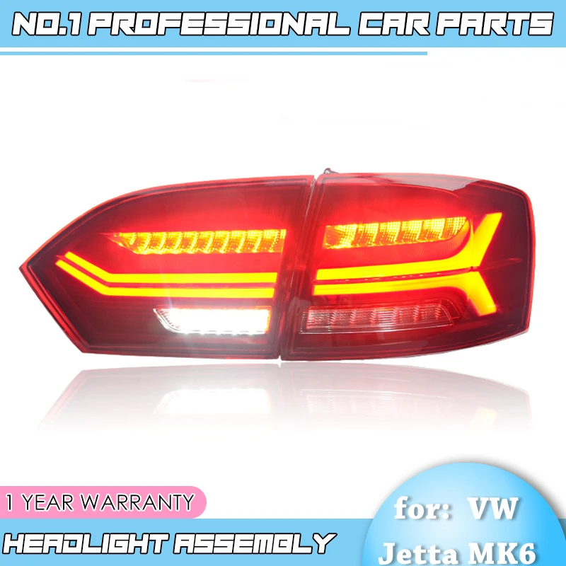 Автомобильные аксессуары для Volkswagen Jetta MK6 задний фонарь 2012-2014 LED DRL тормоз