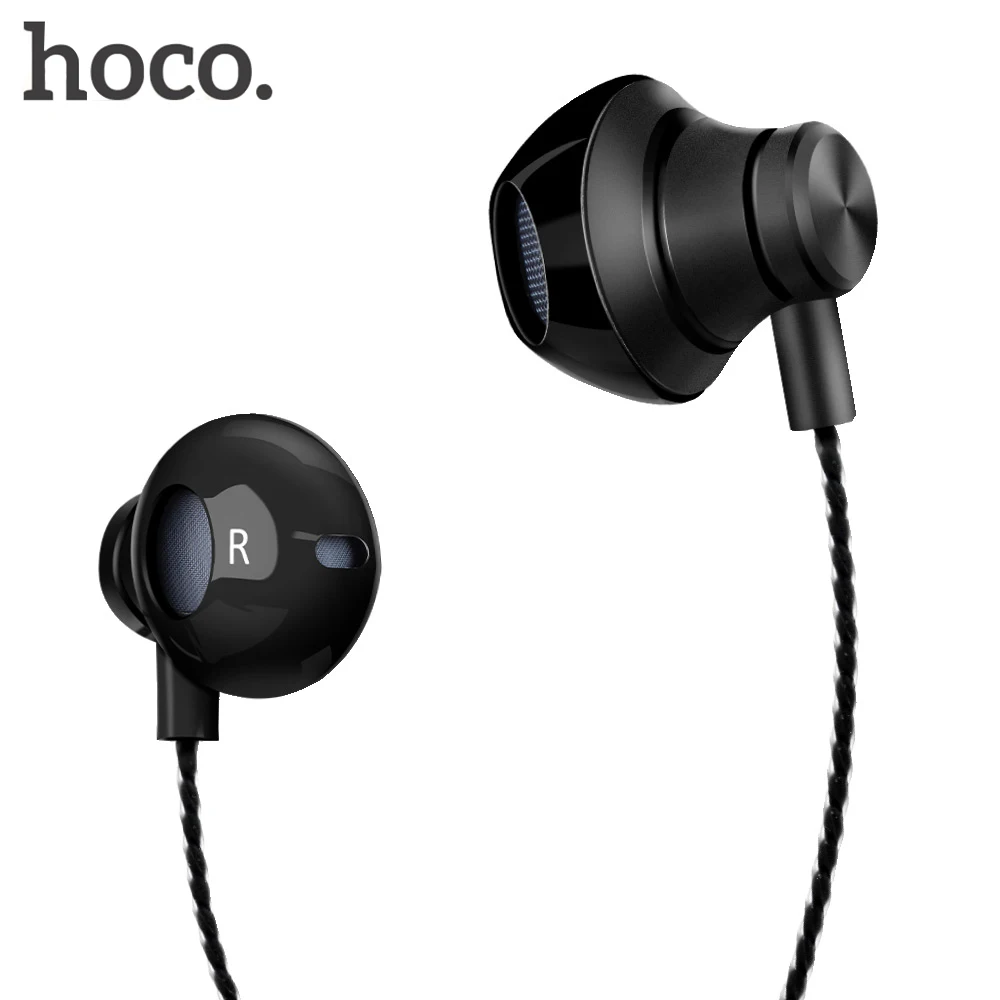 Проводные наушники HOCO с супер басами металлические Hi Fi со стереозвуком для iPhone