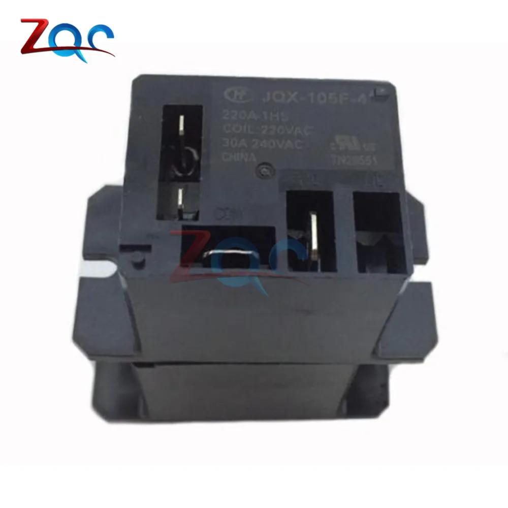 JQX-105F-4-220V-1HS реле Кондиционер реле AC 220V 30A HF105F 4 Pin