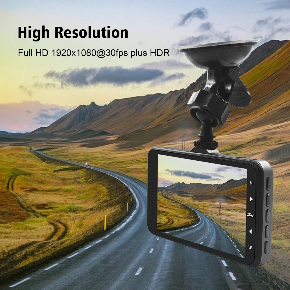 Dash Cam1080P Front and Rear Dual Camera with HD 4 LCD Screen 170 degree Wide Angle Lens Dashboard G-Sensor | Автомобили и