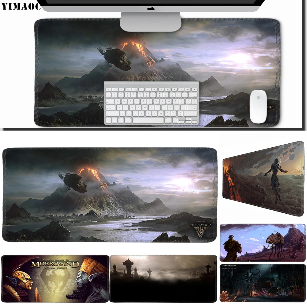 YIMAOC 40*90 см большой коврик для мыши геймер Коврик резиновый игровой Настольный с