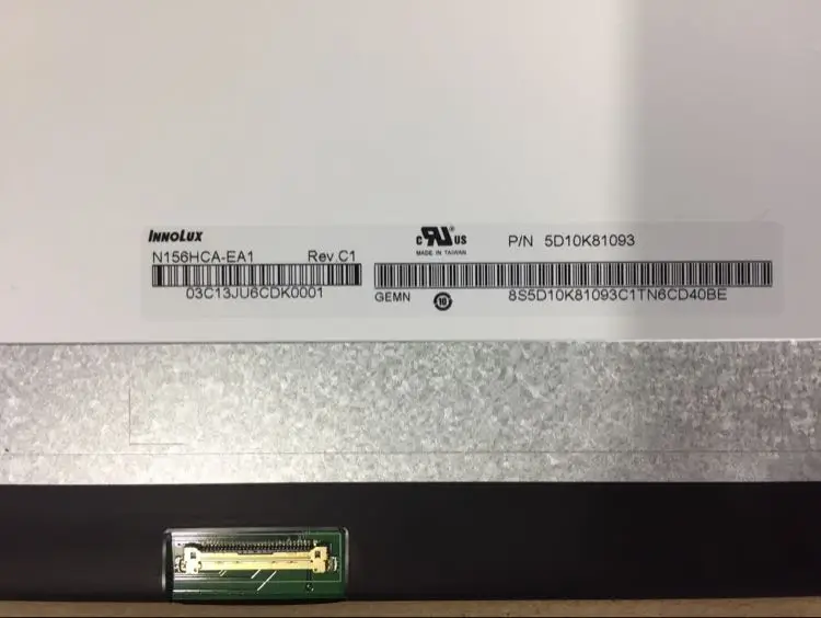 Матрица для ноутбука светодиодный ЖК экран 15 6 дюйма N156HCA EA1 P/N 5D10K81093 Lenovo 72% NTSC FHD