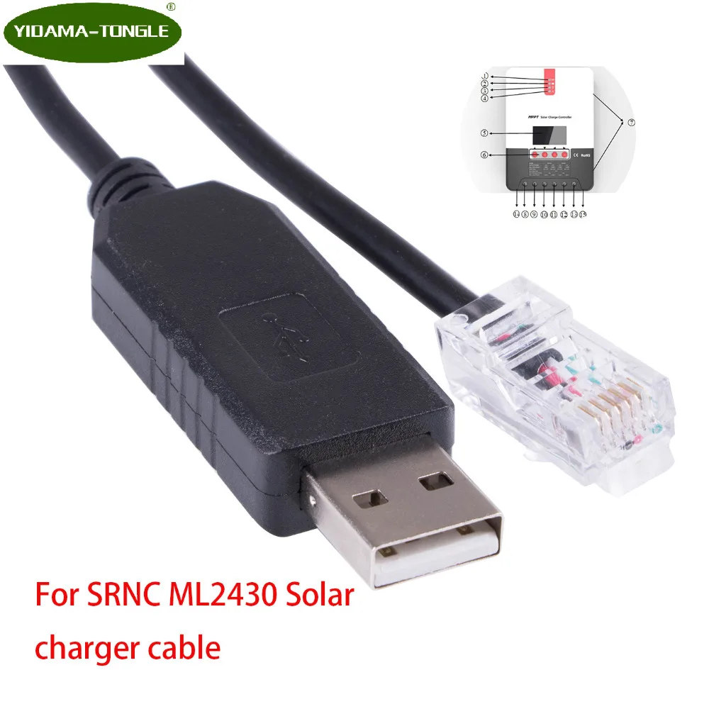 Сетевой кабель преобразователь FTDI USB RS232 с последовательным переходником на RJ12 6P6C