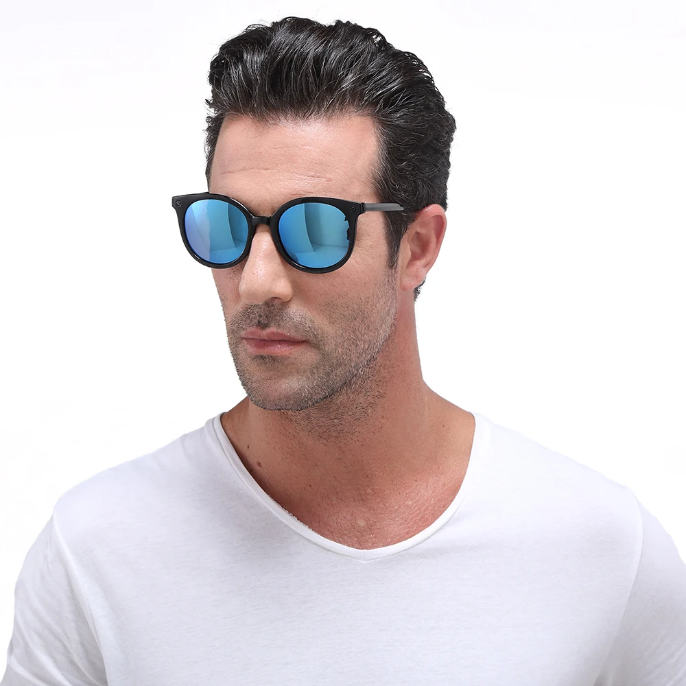 COOLSIR Бренд Поляризованных Мужские Солнцезащитные Очки Пластиковая рамка