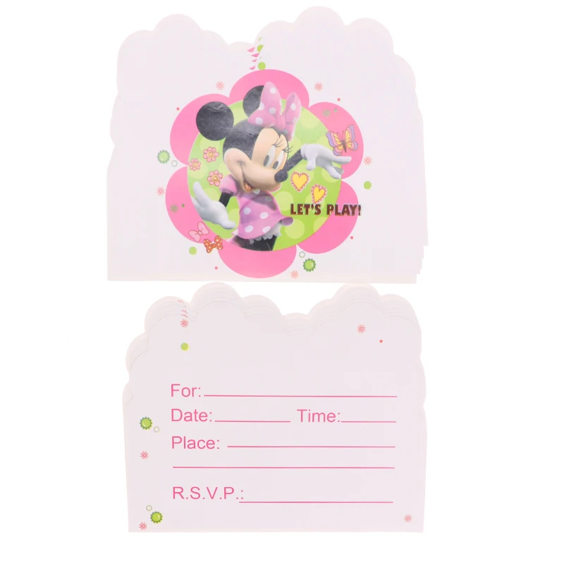10pcs/Mini invitation card baby shower birthday party wedding decoration children's products | Дом и сад