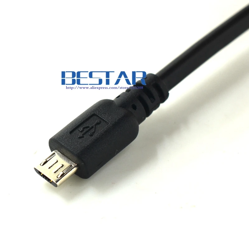 Панельный соединитель Micro USB 2 0 водонепроницаемый кабель IP67 1 м 3 фута 5 контактный